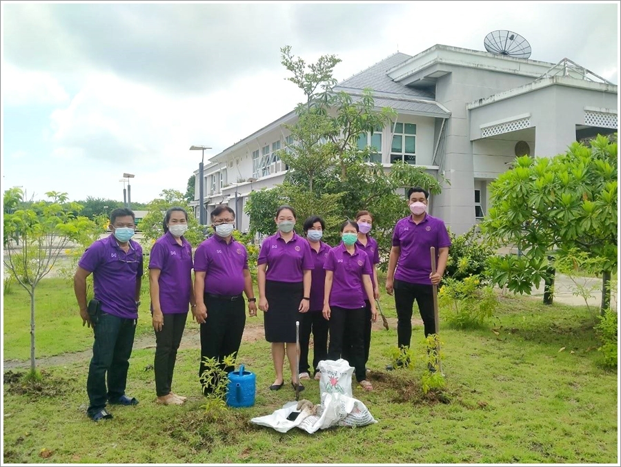 สำนักงานบังคับคดีจังหวัดสมุทรสงคราม จัดกิจกรรมวันรักต้นไม้ประจำปีของชาติ พ.ศ. 2564